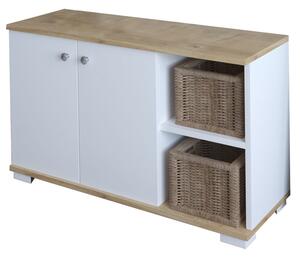 Mobilier Intrare Diona Stejar Sonoma-Alb