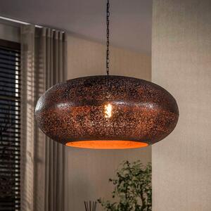 Zijlstra Lampă suspendată Cielo, Ø 68 cm, cupru, metal, E27, 1 bec, reglabil, Cupru, Camera de zi / sufragerie, Metal, Antichitate