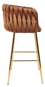 Scaun Bar KJC365 Maro & Picioare Aurii