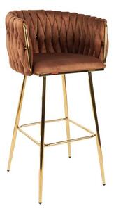 Scaun Bar KJC365 Maro & Picioare Aurii