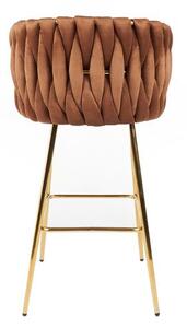 Scaun Bar KJC365 Maro & Picioare Aurii
