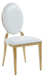 Scaun Living White Top Gold KJC116