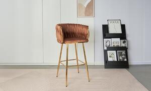 Scaun Bar KJC365 Maro & Picioare Aurii