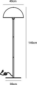 Nordlux Ellen lampă de podea 1x40 W negru 48584003