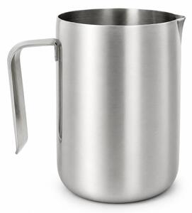 Cana inox pentru lapte cu maner ergonomic, recipient pentru lapte, cafea, cappuccino, spumare lapte, 750 ml