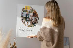 Tablou canvas personalizat - Paste fericit 20 poze