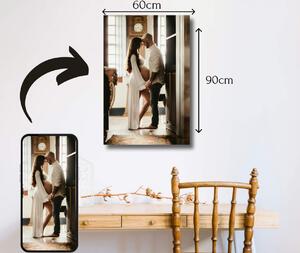 Tablou canvas personalizat 60x90cm portret