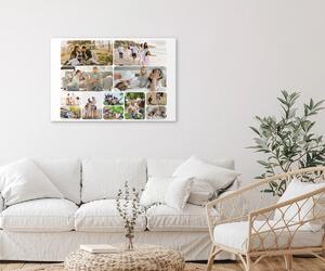 Tablou canvas personalizat (colaj )