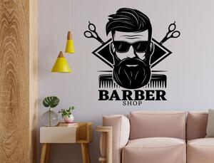 Sticker de perete - Barber shop modern