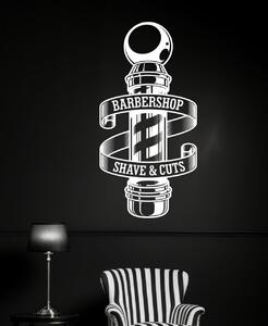 Sticker decorativ - Semn Barber shop
