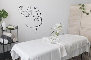 Sticker decorativ pentru salon cosmetic