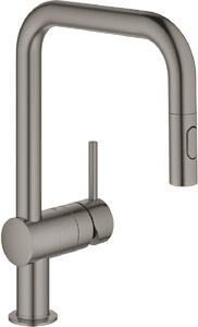 Grohe Minta baterie bucătărie pe picior Brushed Hard Graphite 32322AL2