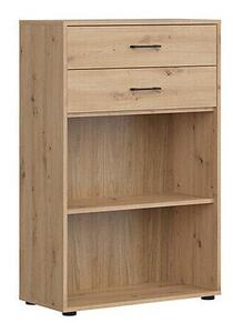 Raft Nolremi 117, Stejar artizan, PAL laminat, 122x80x37cm, 38.5 kg