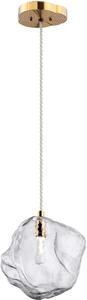 Zuma Line Rock lampă suspendată 1x40 W transparent-auriu P0488-01B-U8AC