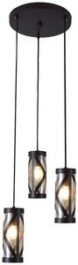 Rabalux Oberon lampă suspendată 3x40 W maro-chihlimbar 5339