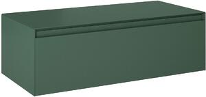 Elita Split Slim dulap cu blat 100x45.8x31.9 cm laterala pe perete verde RE081004057010