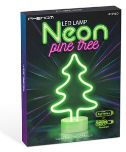 Decorațiune de masă LED neon / 2W / 3xAA / USB - Copac