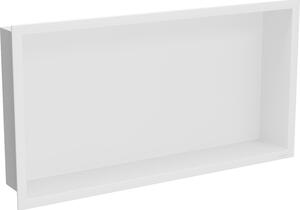 Mexen X-Wall-R raft încastrat cu bordură 60 x 30 cm, alb - 1920603010