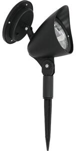 Lampă solară LED JOKER, 1,2 V, 100 mAh, 4000 K, 31,5 cm, IP44, neagră