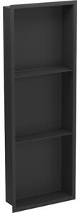 Mexen X-Wall-R raf pe nișă cu flanșă și raft 90 x 30 cm, negru - 1970903010S