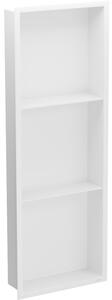 Mexen X-Wall-R raft încastrat cu flanșă și raft 90 x 30 cm, alb - 1920903010S