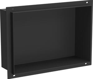 Mexen X-Wall-NR raft încastrat fără flanșă 30 x 20 cm, negru - 1971302010