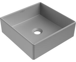 Mexen Goya chiuvetă pe blat 35 x 35 cm, gri deschis mat - 22183561