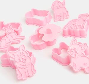 Sinsay - Tăietori de biscuiți pachet de 6 - roz-pastel