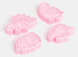 Sinsay - Tăietori de biscuiți pachet de 4 - roz-pastel