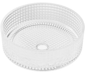 Mexen Lira lavoar de sticlă deasupra blatului 37 x 37 cm, transparent - 24053700