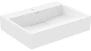 Mexen Ava chiuvetă pe blat din conglomerat 1/O 50 x 38 cm, albă - 23015001