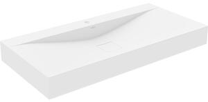 Mexen Poli lavoar pe blat din conglomerat 1/O 100 x 48 cm, alb - 23021001