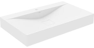 Mexen Poli chiuvetă deasupra blatului din conglomerat 1/O 80 x 48 cm, albă - 23028001