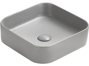 Mexen Vena chiuvetă de blat 37 x 37 cm, gri deschis mat - 22193761
