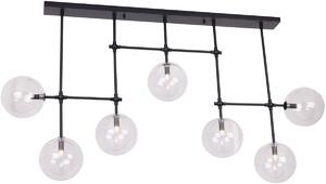 MaxLight Lollipop lampă de tavan x40 W negru-transparent P0396