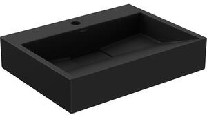 Mexen Ava chiuvetă de blat din conglomerat 1/O 50 x 38 cm, neagră - 23015071