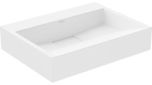 Mexen Ava chiuvetă de suprafață din conglomerat B/O 50 x 38 cm, albă - 23015000