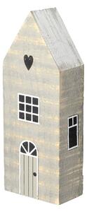 Casa de zăpadă decorare 19cm white grey