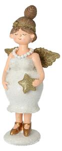 Figurină Angel Star 30 cm gold