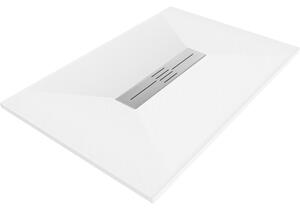 Mexen Toro brodoc rectangular SMC 100 x 90 cm, alb - 43109010