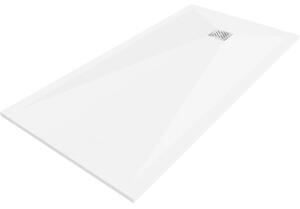 Mexen Stone+ recepție de duș compozit dreptunghiular 200 x 80 cm, alb - 44108020