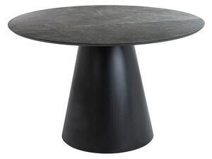 Masă de sufragerie Alphonse (gri + negru) (pentru 4 persoane). 1049870