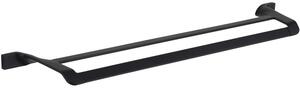 Mexen Rino cuier dublu pentru prosoape, negru - 7027025-70