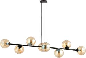 Emibig Rossi lampă suspendată x10 W negru-chihlimbar 876/8
