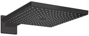 Cap de dus cu brat, Hansgrohe, Raindance E, Negru mat