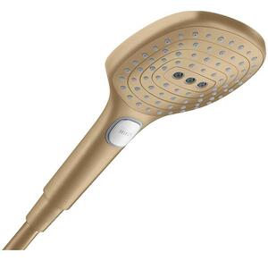 Para de dus, Hansgrohe, Raindance Select E 120, 3 jeturi, bronz periat