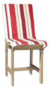Husa spatar scaun 47x100 cm, Red Stripes, 100% bumbac, rosu