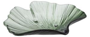 Tavă decorativă din sticlă 16x17 cm Gingko – Ixia