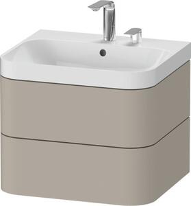 Duravit Happy D.2 Plus lavoar cu dulap 57.5 cm fără HP4345E6060