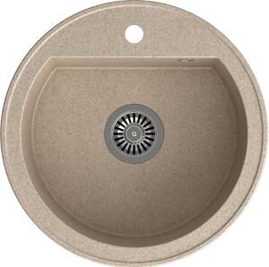 Quadron Johnny chiuveta graniteq 51x51 cm bej HCQC5151BEZK